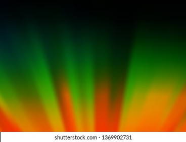 Dark Multicolor, Rainbow vector blurred and colored template. Glitter abstract illustration with an elegant design. The template for backgrounds of cell phones.
