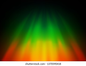Dark Multicolor, Rainbow vector blurred and colored background. Colorful abstract illustration with gradient. Brand new style for your business design.