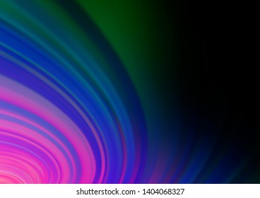Dark Multicolor, Rainbow vector blurred shine abstract pattern. Modern geometrical abstract illustration with gradient. The template can be used for your brand book.