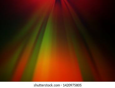 Dark Multicolor, Rainbow vector blurred shine abstract pattern. Colorful illustration in blurry style with gradient. The best blurred design for your business.