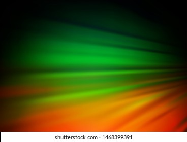 Dark Multicolor, Rainbow vector blurred bright pattern. Modern geometrical abstract illustration with gradient. The best blurred design for your business.