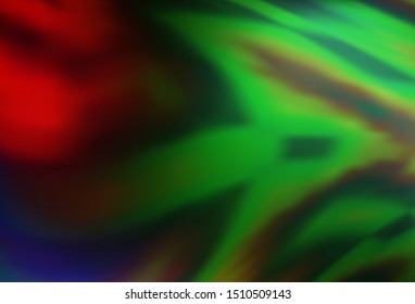 Dark Multicolor, Rainbow vector blurred bright pattern. An elegant bright illustration with gradient. Completely new design for your business.
