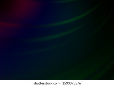 Dark Multicolor, Rainbow vector blurred and colored background. Colorful illustration in blurry style with gradient. The blurred design can be used for your web site.