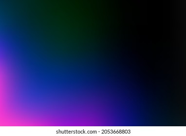 Dark Multicolor, Rainbow vector blurred bright background. A completely new color illustration in a bokeh style. Best blurred design for your business.