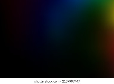 Dark Multicolor, Rainbow vector blurred and colored background. Modern abstract illustration with gradient. Smart texture for your design.