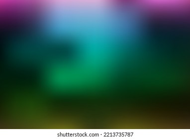 Dark Multicolor, Rainbow vector blurred and colored background. Modern abstract illustration with gradient. Template for cell phones.