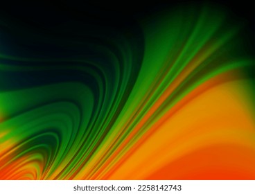 Dark Multicolor, Rainbow vector blurred and colored template. A completely new color illustration in a bokeh style. A completely new template for your design.