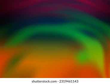 Dark Multicolor, Rainbow vector blurred bright background. Shining colorful illustration in a Brand new style. The best blurred design for your business.