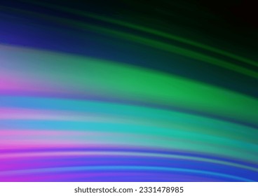 Dunkle Multi-Farbe, Regenbogen-Vektorgrafik unscharfer Hintergrund. Farbige Illustration im abstrakten Stil mit Farbverlauf. Eine neue Textur für Ihr Design.