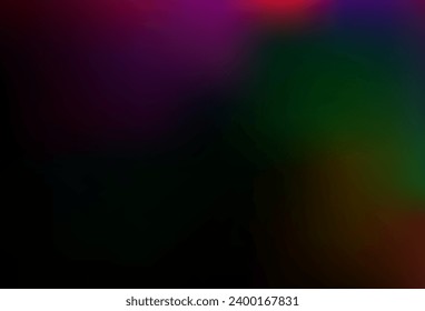 Dark Multicolor, Rainbow vector blurred bright template. Creative illustration in halftone style with gradient. Best blurred design for your business.