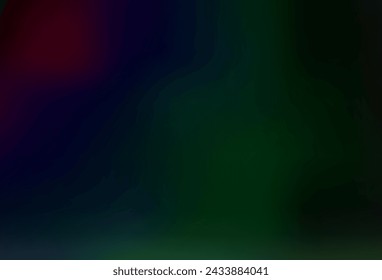 Dark Multicolor, Rainbow vector blurred shine abstract background. An elegant bright illustration with gradient. Smart texture for your design.
