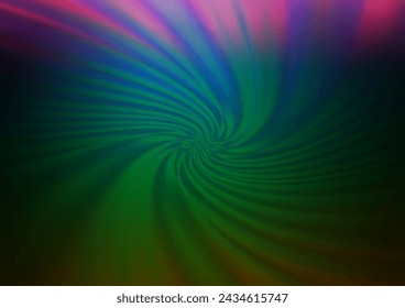 Multicolor oscuro, arco iris vector difuminado patrón brillante. Una ilustración de color completamente nueva en un estilo bokeh. Una plantilla completamente nueva para su diseño.