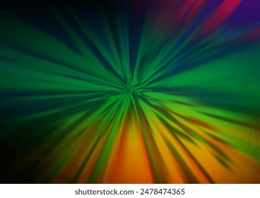 Dark Multicolor, Rainbow vector blurred shine abstract pattern. Colorful illustration in abstract style with gradient. The template for backgrounds of cell phones.