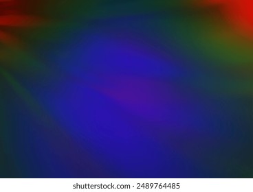 Dark Multicolor, Rainbow vector blurred and colored background. A completely new color illustration in a bokeh style. The template can be used for your brand book.