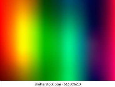 Dark Multicolor, Rainbow vector blurred colored illustration. Brand-new design for your business. Creative background in halftone style with gradient.