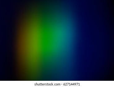 Dark Multicolor, Rainbow vector blurred and colored pattern. A vague abstract illustration with gradient. The blurred design can be used for your web site.