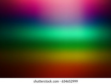 Dark Multicolor, Rainbow vector blurred and colored background. Colorful abstract illustration with gradient. The elegant pattern can be used as part of a brand book.