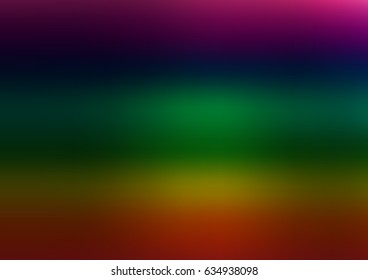 Dark Multicolor, Rainbow vector blurred and colored template. An elegant bright illustration with gradient. The best blurred design for your business.