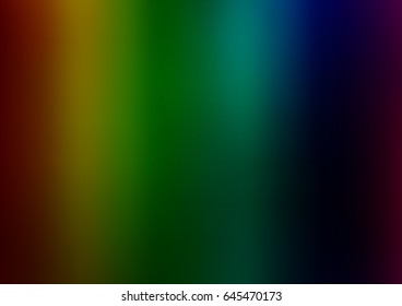 Dark Multicolor, Rainbow vector blurred bright background. An elegant bright illustration with gradient. A new texture for your design.