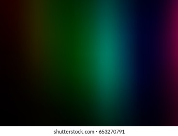 Dark Multicolor, Rainbow vector blurred and colored template. Colorful illustration in abstract style with gradient. The best blurred design for your business.