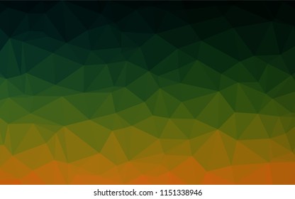 Dark Multicolor, Rainbow vector blurry hexagon template. Shining colored illustration in a Brand new style. Brand new design for your business.