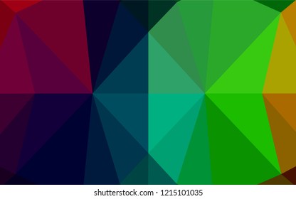 Dark Multicolor, Rainbow vector blurry hexagon template. Shining colored illustration in a Brand new style. The completely new template can be used for your brand book.