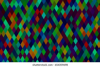 Dark Multicolor, Rainbow vector blurry triangle template. Glitter abstract illustration with an elegant design. The completely new template can be used for your brand book.