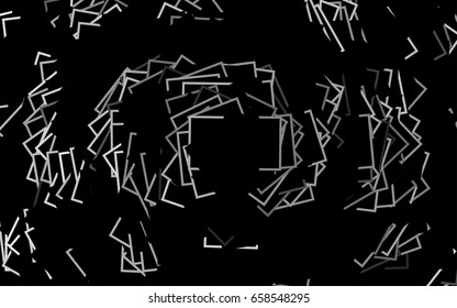 Dark Multicolor, Rainbow vector blurry rectangular background. Geometric background in square style with gradient. The pattern can be used for brand-new background.