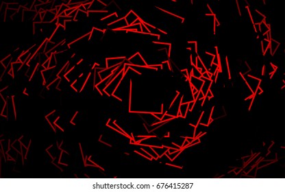 Dark Multicolor, Rainbow vector blurry rectangular background. Geometric background in square style with gradient. The pattern can be used for brand-new background.