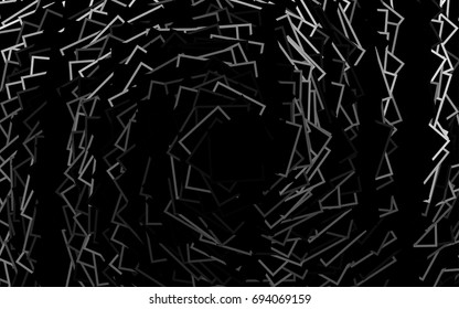 Dark Multicolor, Rainbow vector blurry rectangular background. Geometric background in square style with gradient. The pattern can be used for brand-new background.