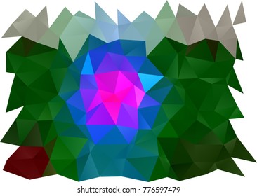 Dark Multicolor, Rainbow vector blurry triangle pattern. Modern geometrical abstract illustration with gradient. The elegant pattern can be used as part of a brand book.