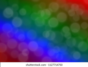 Dark Multicolor, Rainbow vector bokeh template. Colorful illustration in blurry style with gradient. A completely new design for your business.
