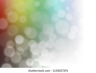 Dark Multicolor, Rainbow vector bokeh template. Colorful illustration in abstract style with gradient. Brand new design for your business.