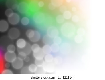 Dark Multicolor, Rainbow vector bokeh and colorful pattern. Shining colorful illustration in a Brand new style. A completely new template for your design.