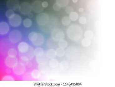 Dark Multicolor, Rainbow vector bokeh and colorful pattern. Modern geometrical abstract illustration with gradient. A completely new design for your business.