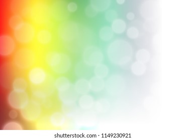 Dark Multicolor, Rainbow vector bokeh pattern. Colorful illustration in abstract style with gradient. Brand new design for your business.