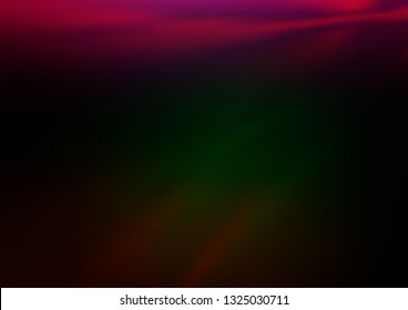 Dark Multicolor, Rainbow vector bokeh template. Colorful illustration in blurry style with gradient. The template for backgrounds of cell phones.