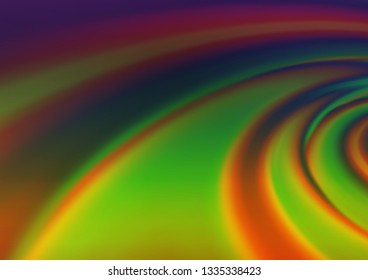 Dark Multicolor, Rainbow vector bokeh pattern. An elegant bright illustration with gradient. A completely new design for your business.