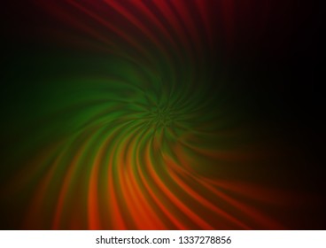 Dark Multicolor, Rainbow vector bokeh template. Glitter abstract illustration with an elegant design. The background for your creative designs.