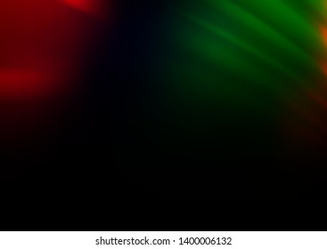 Dark Multicolor, Rainbow vector bokeh template. A completely new color illustration in a bokeh style. The blurred design can be used for your web site.