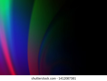 Dark Multicolor, Rainbow vector bokeh pattern. Colorful illustration in blurry style with gradient. The background for your creative designs.