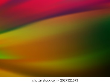 Dark Multicolor, Rainbow vector bokeh template. Colorful illustration in abstract style with gradient. Brand new design for your business.