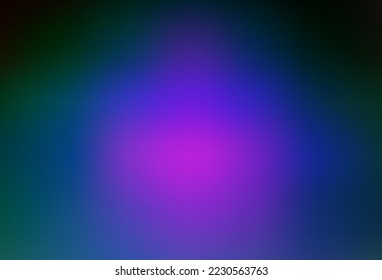 Dark Multicolor, Rainbow vector bokeh template. Colorful abstract illustration with gradient. Brand new design for your business.