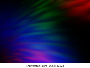 Dark Multicolor, Rainbow vector bokeh and colorful pattern. An elegant bright illustration with gradient. Brand new style for your business design.