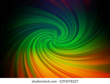 Dark Multicolor, Rainbow vector bokeh and colorful pattern. Colorful illustration in blurry style with gradient. A new texture for your design.