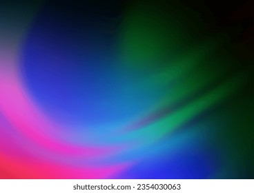 Dark Multicolor, Rainbow vector bokeh and colorful pattern. Colorful illustration in blurry style with gradient. The template can be used for your brand book.