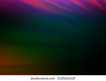 Dark Multicolor, Rainbow vector bokeh pattern. An elegant bright illustration with gradient. Brand new style for your business design.