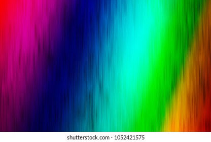 Dark Multicolor, Rainbow vector cover with long lines. Glitter abstract illustration with colored sticks. The pattern can be used for busines ad, booklets, leaflets