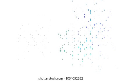 Dark Multicolor, Rainbow vector cover with mathematic symbols. Modern geometrical illustration with numerals. The pattern can be used as ads, poster, banner for books.