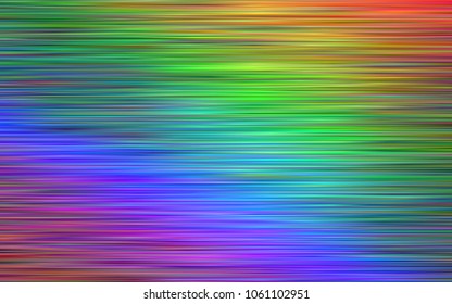 Dark Multicolor, Rainbow vector cover with long lines. Decorative shining illustration with lines on abstract template. Best design for your ad, poster, banner.